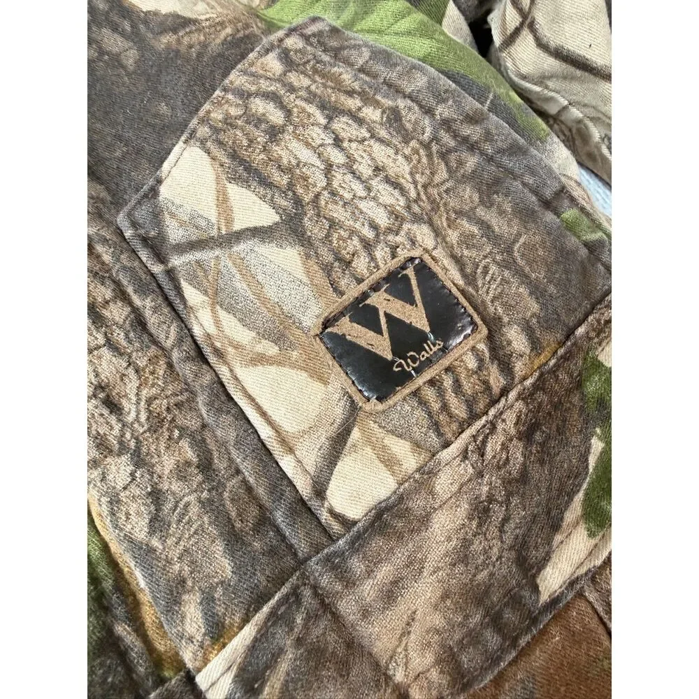 Vintage Walls Outdoors YOUTH Realtree Insulated Camo Coveralls Size 8 hunting